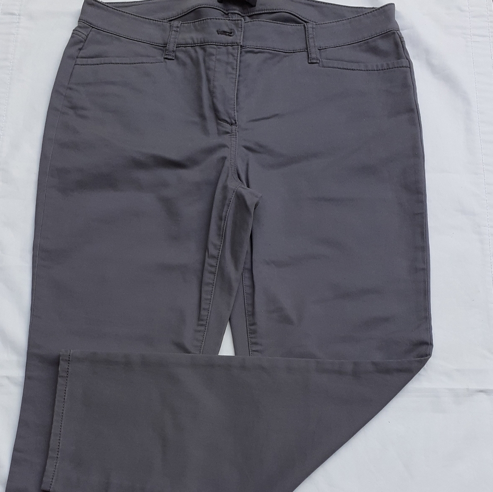 charcoal gray Talbots petites jeans